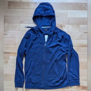 Banana Republic Men’s Navy Full-Zip Hoodie | Casual Sweatshirt